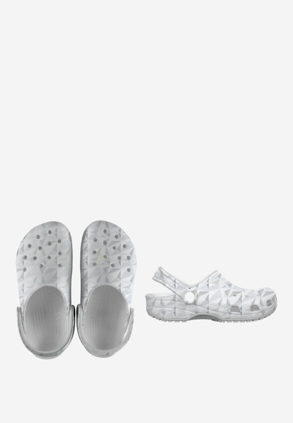 Сабо женские Crocs Classic Geometric Clog, Белый