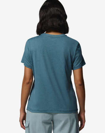 Футболка женская Columbia Parsons Point SS Logo Tee, Синий женщинам