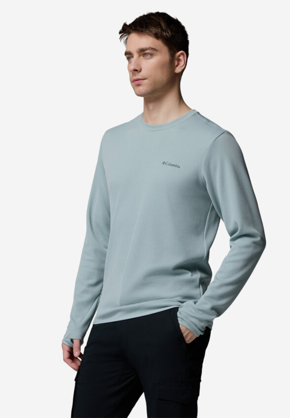 Лонгслив мужской Columbia Tech Trail Utility Warm Ls Crew, Голубой