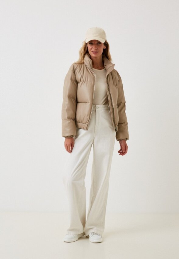 Куртка кожаная утепленная Belucci