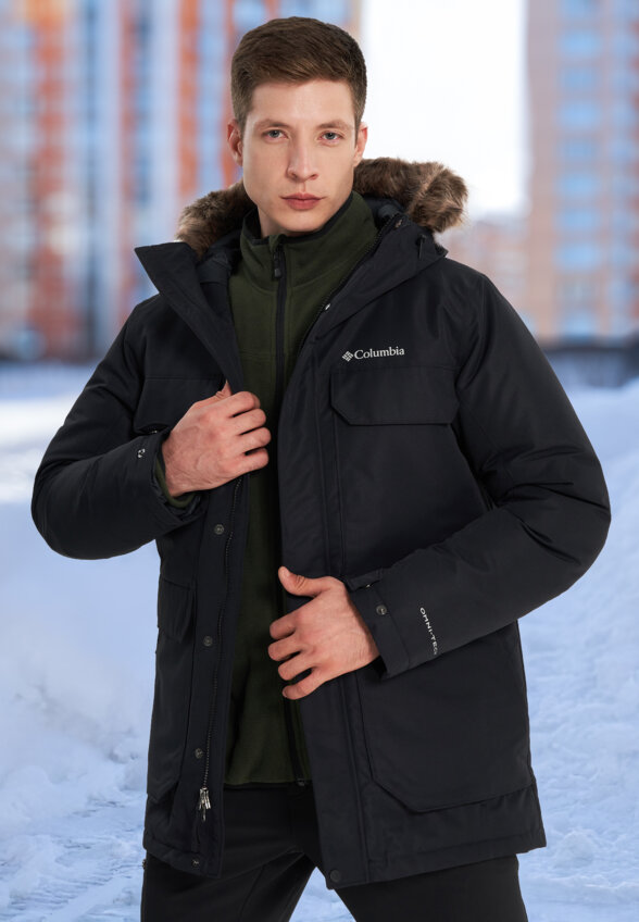 Парка мужская Columbia South Canyon III Long Parka, Черный