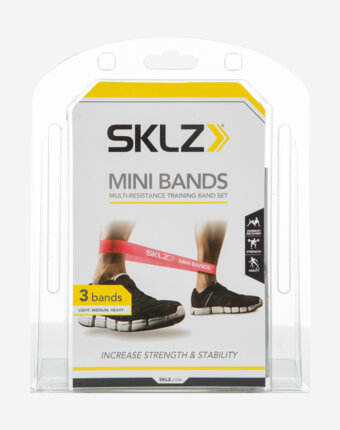 Набор эластичных лент SKLZ Mini Bands, Мультицвет женщинам