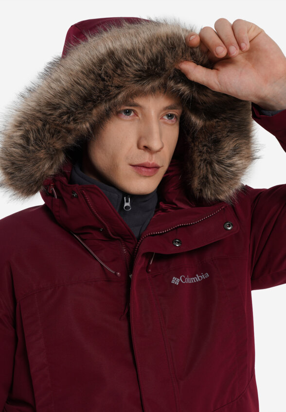 Пуховик мужской Columbia Marquam Peak III Parka, Красный