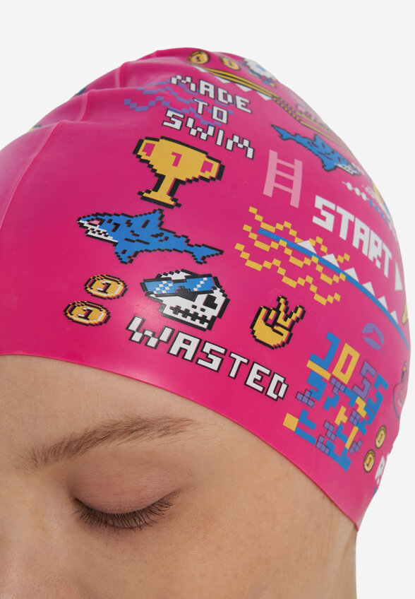 Шапочка для плавания Joss x Swim Rocket, Розовый