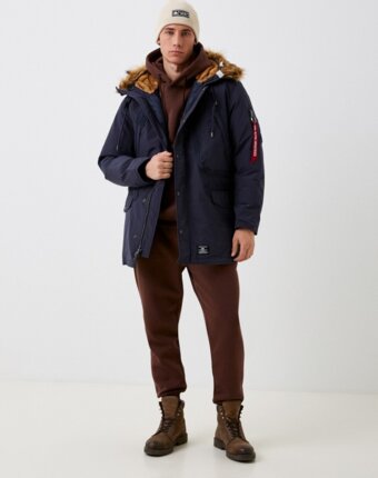 Парка и брелок Alpha Industries мужчинам