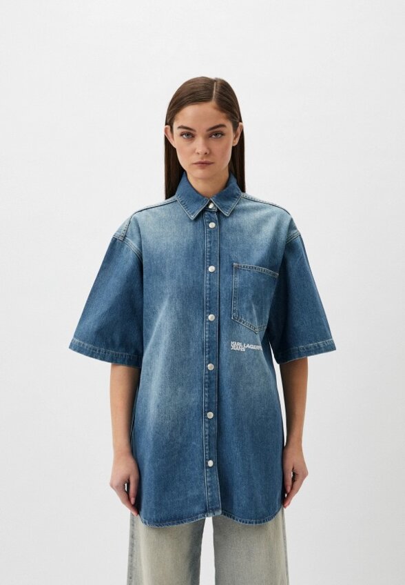 Рубашка джинсовая Karl Lagerfeld Jeans
