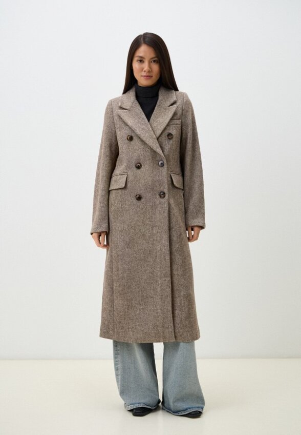 Пальто двубортное Befree