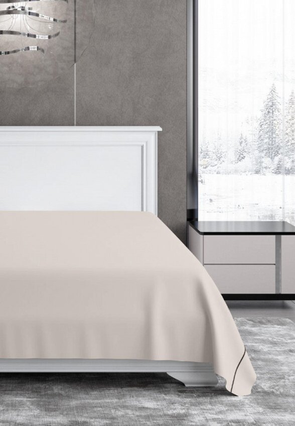 Простыня Евро Soft Silver