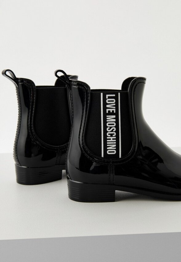 Полусапоги резиновые Love Moschino