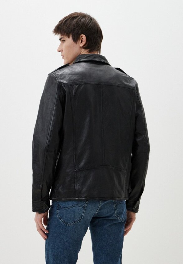 Куртка кожаная Urban Fashion for Men