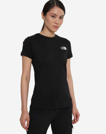 Футболка женская The North Face Box Nse Slim, Черный женщинам