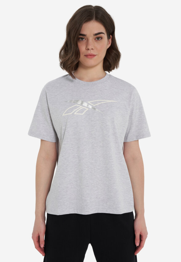 Футболка женская Reebok Brielle Crew, Серый