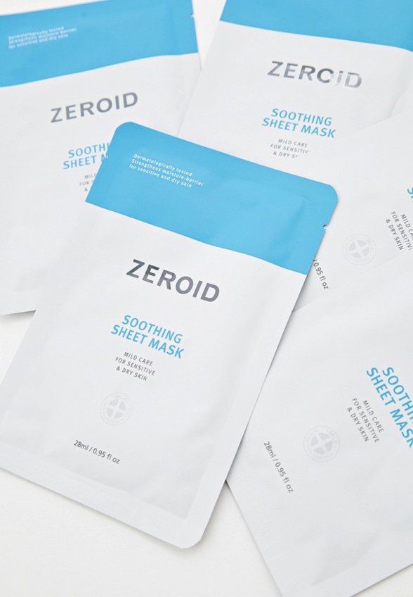 Маски для лица 5 шт. Zeroid