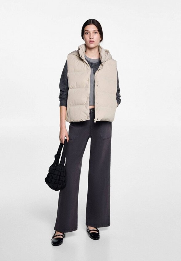 Жилет утепленный Mango Teen