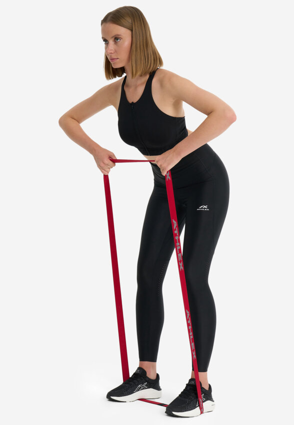 Силовая лента Athlex, Красный
