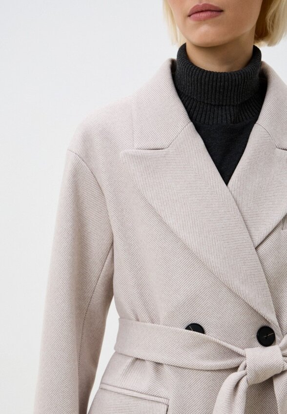 Пальто двубортное Latrika