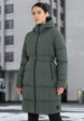 Пальто пуховое женское Jack Wolfskin Frozen Lake, Зеленый1  - превью