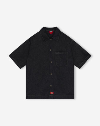 Рубашка с коротким рукавом мужская DICKIES Denim, Синий женщинам
