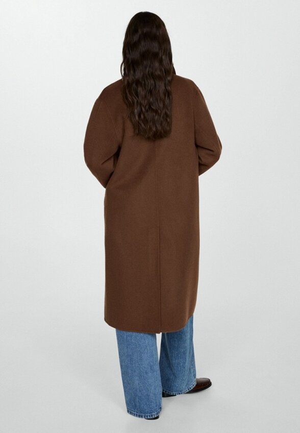 Пальто двубортное Mango