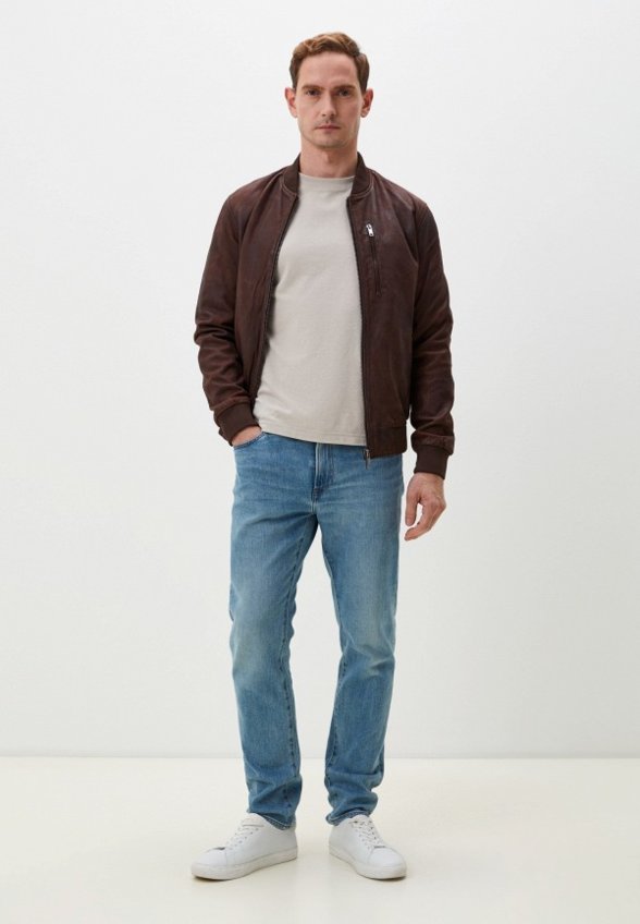 Куртка кожаная Urban Fashion for Men