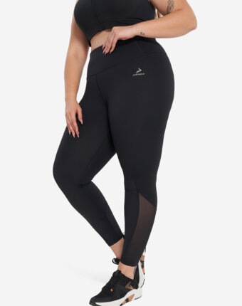 Легинсы женские Demix ProSculpt Mesh, Plus Size, Черный женщинам