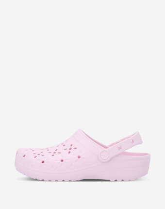 Сабо женские Crocs Classic Floral Cut Out, Розовый женщинам