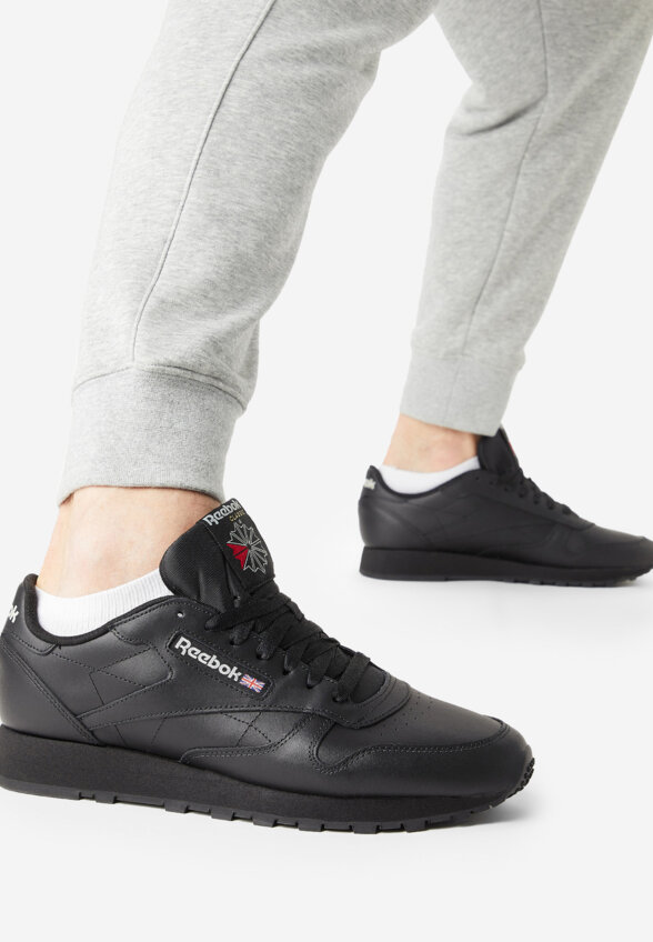 Кроссовки мужские Reebok Classic Leather, Черный