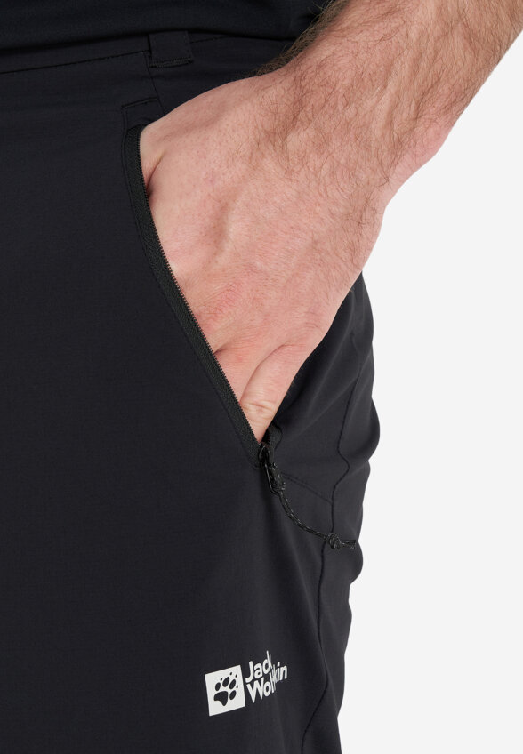 Шорты мужские Jack Wolfskin Glastal, Черный