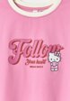 Футболка с принтом Hello Kitty для девочек5  - превью
