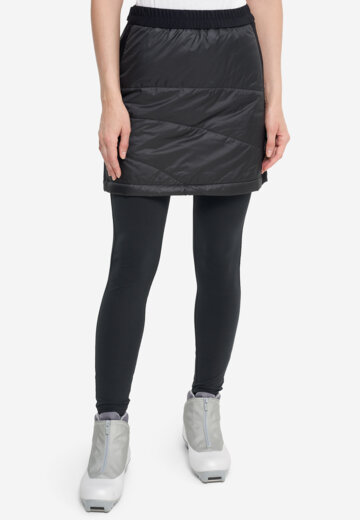 Юбка утепленная женская Loeffler PL60, Черный