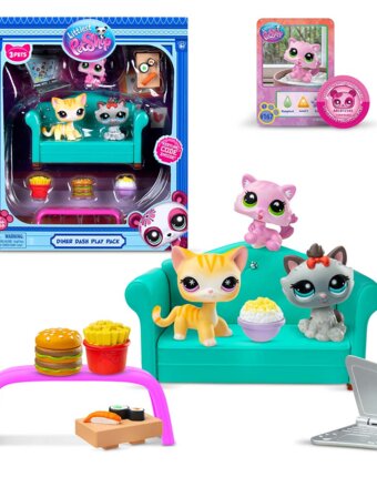 Игровой набор LITTLEST PET SHOP "Обед с друзьями", с аксессуарами детям