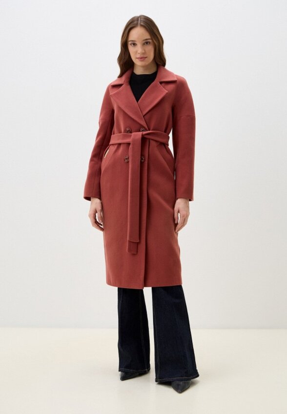 Пальто двубортное Gaxgax