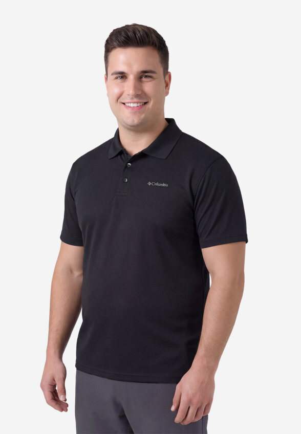 Поло мужское Columbia Utilizer Polo, Plus Size, Черный