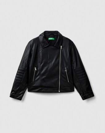 Куртка кожаная United Colors of Benetton детям