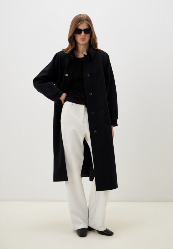 Пальто однобортное Pompa