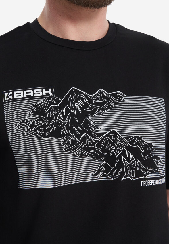 Футболка мужская Bask Topography Mt V2, Черный