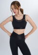 Топ бра спортивный Sensana, Черный1  - превью