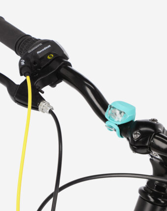 Фонарь велосипедный передний габаритный Cyclotech CFL-4, Голубой