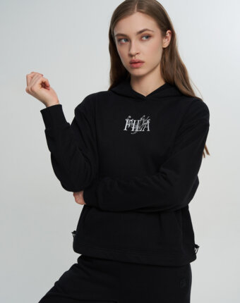 Худи женское FILA, Черный женщинам