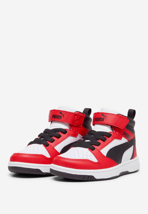 Кеды детские PUMA Rebound V6 Mid Ac+ Ps, Красный