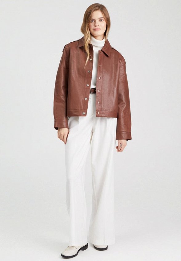 Куртка кожаная To Be Blossom