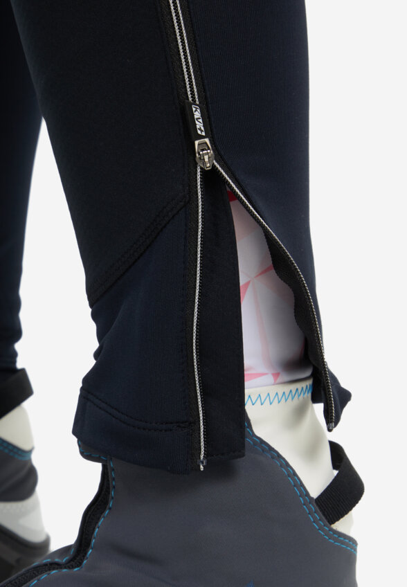 Брюки для беговых лыж женские KV+, Черный