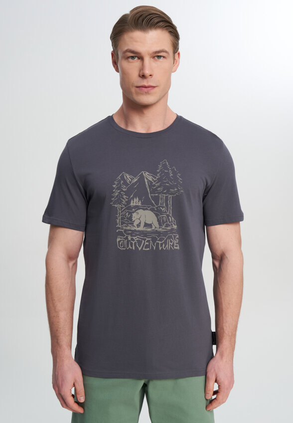 Футболка мужская Outventure, Серый