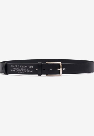 Ремень Embossed Logo Black FABLE
