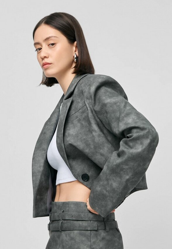 Куртка кожаная Mollis