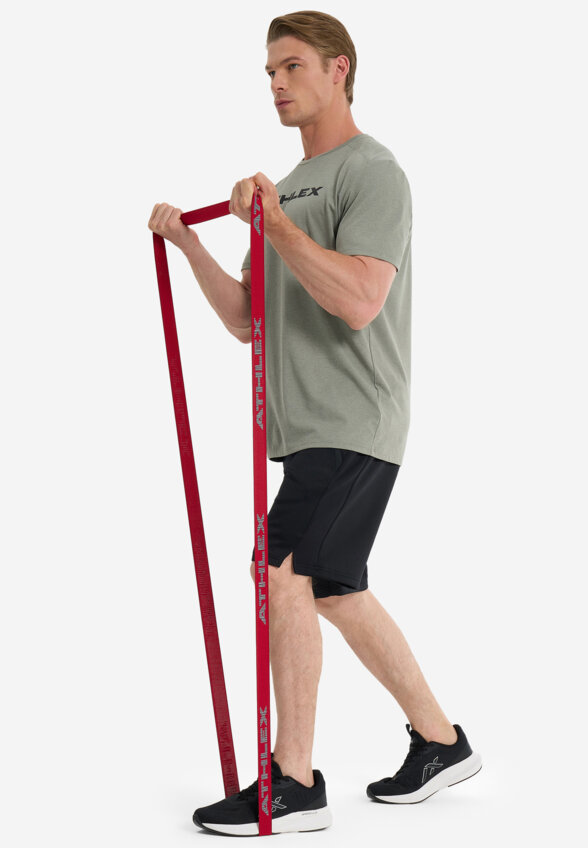 Силовая лента Athlex, Красный