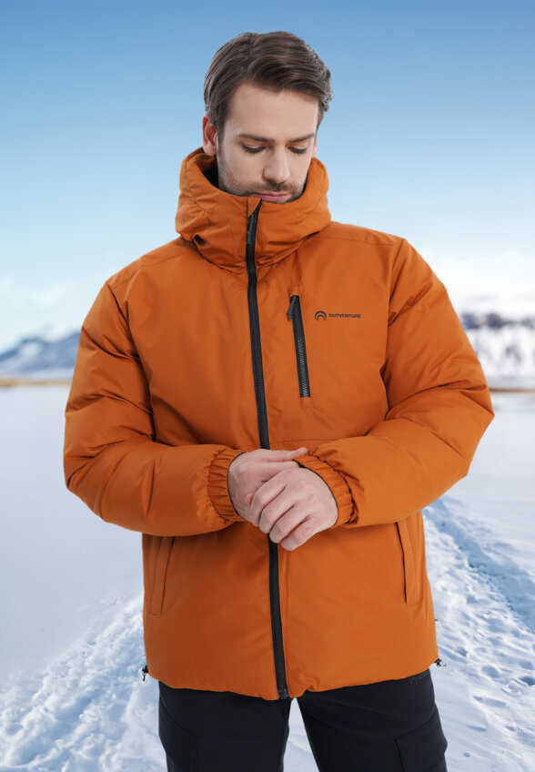 Пуховик двусторонний мужской Outventure Tukulan, Коричневый