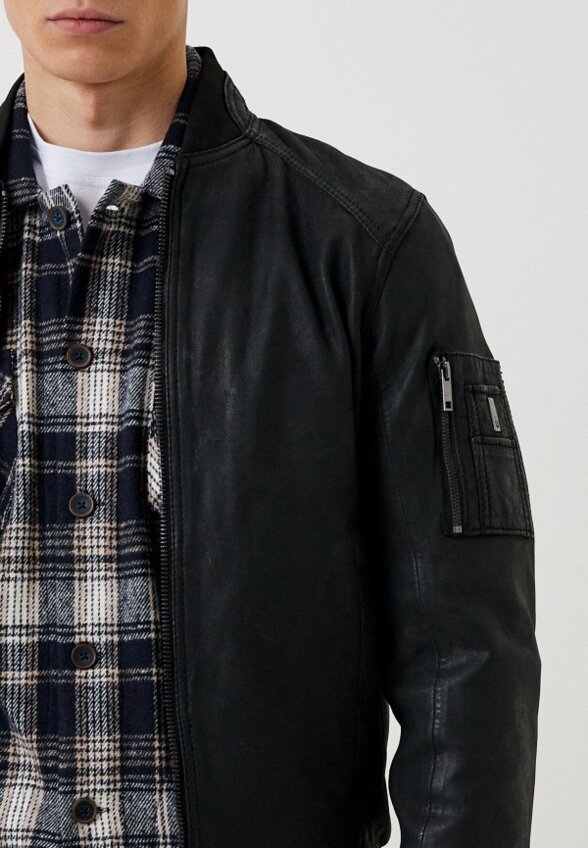 Куртка кожаная Urban Fashion for Men