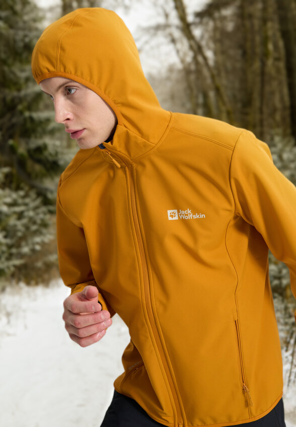 Куртка софтшелл мужская Jack Wolfskin Bornberg, Оранжевый
