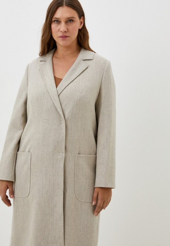 Пальто однобортное Lalis